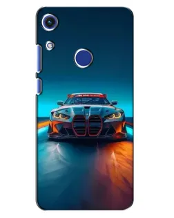 Чехол для Huawei Honor 8A с картинкой «BMW — огни неона»