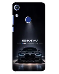 Чехол для Huawei Honor 8A с картинкой «BMW сквозь ночной город»