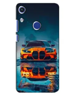 Чехол для Huawei Honor 8A с картинкой «BMW — золотая эмблема»