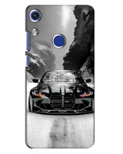 Чехол для Huawei Honor 8A с картинкой «BMW — акварельный дрифт»