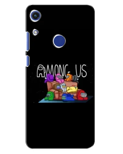 Чехол для Huawei Honor 8A с картинкой «Логотип Among Us»