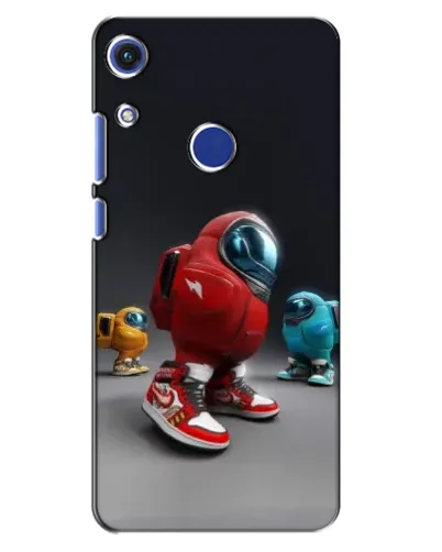 Чехол для Huawei Honor 8A с картинкой «Among Us — 3D стиль»