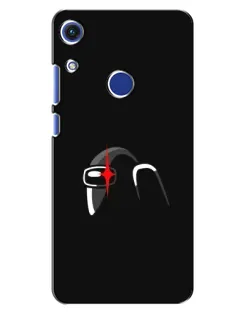 Чехол для Huawei Honor 8A с картинкой «Among Us шлем»