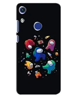 Чехол для Huawei Honor 8A с картинкой «Among Us космос»