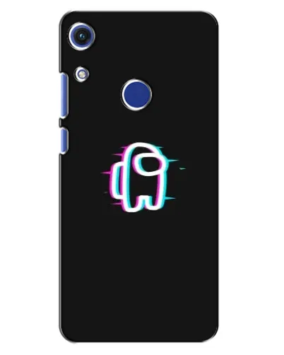 Чехол для Huawei Honor 8A с картинкой «Among Us неон»
