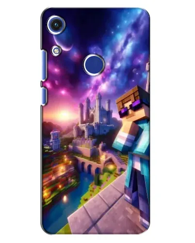 Чехол для Huawei Honor 8A с картинкой «Стив и космос»