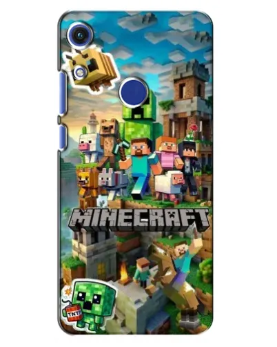 Чехол для Huawei Honor 8A с картинкой «Замок Minecraft»