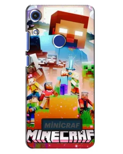 Чехол для Huawei Honor 8A с картинкой «Minecraft герои игры»