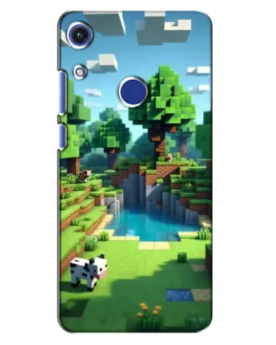 Чехол для Huawei Honor 8A с картинкой «Minecraft летний день»