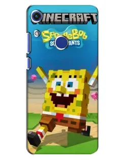 Чохол для Huawei Honor 8A з картинкою «Губка Боб Minecraft» Чохол для Huawei Honor 8A з картинкою «Губка Боб Minecraft»