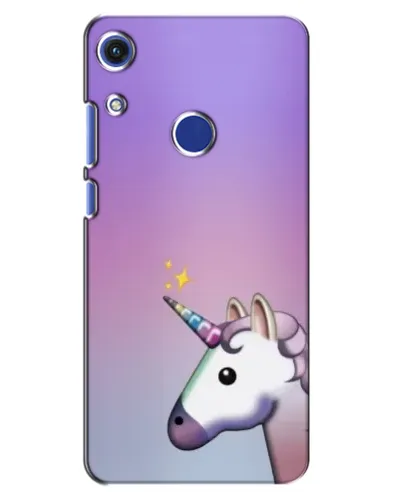 Чехол для Huawei Honor 8A с картинкой «Единорог градиент»