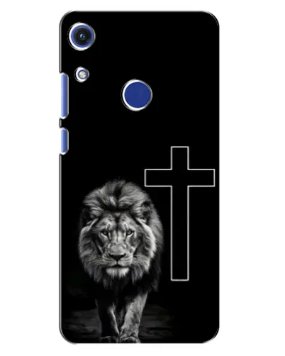 Чехол для Huawei Honor 8A с картинкой «Лев и Крест»