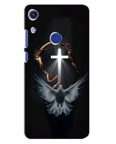 Чехол для Huawei Honor 8A с картинкой «Голубь и Свет»