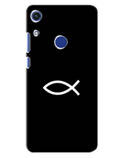 Чехол для Huawei Honor 8A с картинкой «Символ рыбы Jesus» Чехол для Huawei Honor 8A с картинкой «Символ рыбы Jesus»