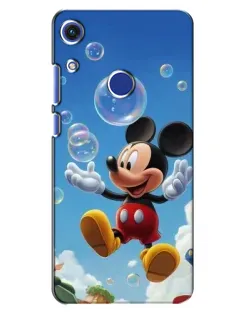 Чехол для Huawei Honor 8A с картинкой «Mickey и мыльные пузыри»