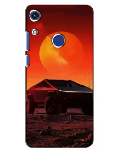 Чехол для Huawei Honor 8A с картинкой «Cybertruck на Марсе»