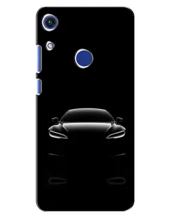 Чехол для Huawei Honor 8A с картинкой «Силуэт Tesla Night»