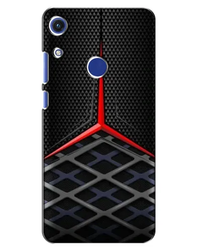 Чехол для Huawei Honor 8A с картинкой «Mercedes Carbon Grid»