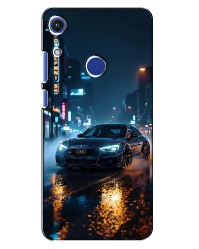 Чохол для Huawei Honor 8A з картинкою «Нічне місто та Audi» Чохол для Huawei Honor 8A з картинкою «Нічне місто та Audi»