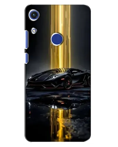 Чехол для Huawei Honor 8A с картинкой «Ночной Lamborghini драйв»