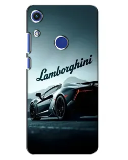 Чехол для Huawei Honor 8A с картинкой «Классическая надпись Lamborghini»