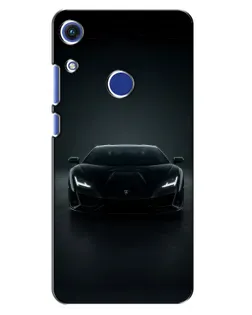 Чехол для Huawei Honor 8A с картинкой «Черный Lamborghini Aventador»