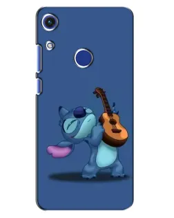 Чехол для Huawei Honor 8A с картинкой «Стич с укулеле»