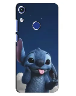 Чехол для Huawei Honor 8A с картинкой «Стич в облаках»