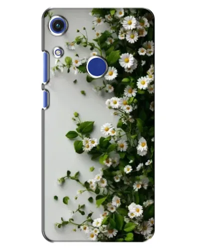 Чехол для Huawei Honor 8A с картинкой «Ветка мелких белых цветов» Чехол для Huawei Honor 8A с картинкой «Ветка мелких белых цветов»