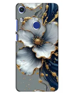 Чохол для Huawei Honor 8A з картинкою «Біла квітка та золотий флюїд»