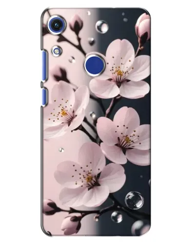 Чехол для Huawei Honor 8A с картинкой «Нежная сакура и капли» Чехол для Huawei Honor 8A с картинкой «Нежная сакура и капли»