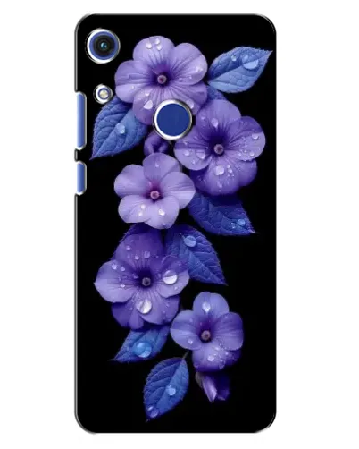 Чехол для Huawei Honor 8A с картинкой «Фиолетовые цветы с росою» Чехол для Huawei Honor 8A с картинкой «Фиолетовые цветы с росою»