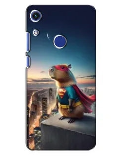 Чехол для Huawei Honor 8A с картинкой «Капи-мен супергерой»