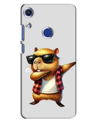 Чехол для Huawei Honor 8A с картинкой «Капибара рэпер даб»