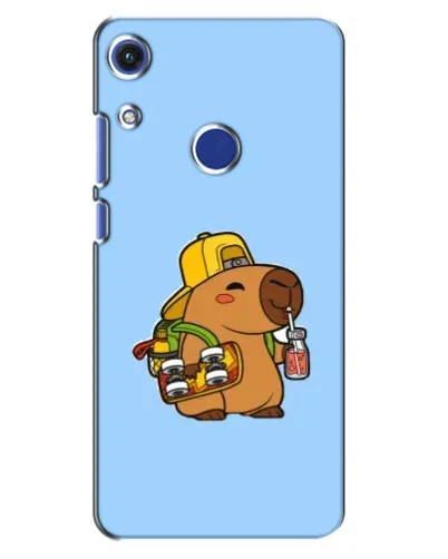 Чехол для Huawei Honor 8A с картинкой «Капибара на скейте»