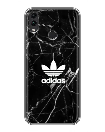 Чехол для Huawei Honor 8X с картинкой «Белый мрамор Adidas»
