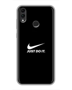 Чехол для Huawei Honor 8X с картинкой «Минимализм от Nike»