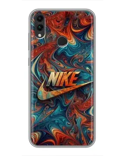 Чехол для Huawei Honor 8X с картинкой «Nike в абстракции»