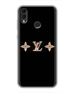 Чехол для Huawei Honor 8X с картинкой «Louis Vuitton — минимализм»
