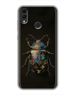 Чехол для Huawei Honor 8X с картинкой «LV — мраморный принт»