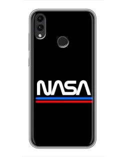 Чехол для Huawei Honor 8X с картинкой «NASA — классика Red Blue» Чехол для Huawei Honor 8X с картинкой «NASA — классика Red Blue»