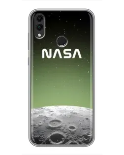 Чехол для Huawei Honor 8X с картинкой «NASA — лунный градиент» Чехол для Huawei Honor 8X с картинкой «NASA — лунный градиент»