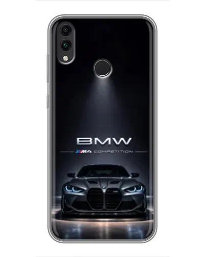 Чехол для Huawei Honor 8X с картинкой «BMW сквозь ночной город» Чехол для Huawei Honor 8X с картинкой «BMW сквозь ночной город»