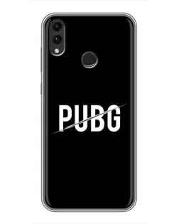 Чохол для Huawei Honor 8X з картинкою «PUBG — білий логотип»