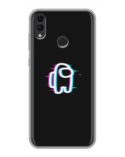 Чехол для Huawei Honor 8X с картинкой «Among Us неон» Чехол для Huawei Honor 8X с картинкой «Among Us неон»