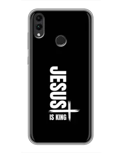 Чехол для Huawei Honor 8X с картинкой «Вертикаль веры Jesus»