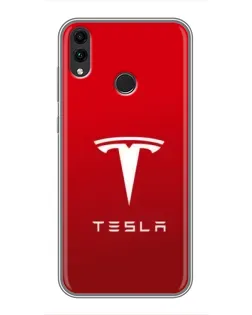 Чохол для Huawei Honor 8X з картинкою «Tesla Red Classic»