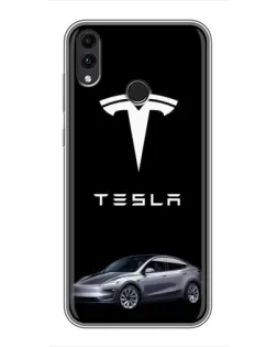 Чохол для Huawei Honor 8X з картинкою «Tesla Model Y»