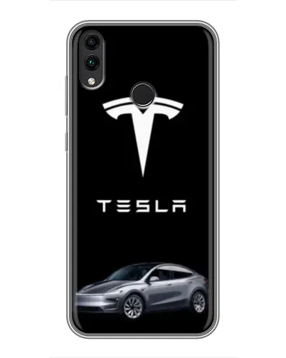Чехол для Huawei Honor 8X с картинкой «Tesla Model Y»