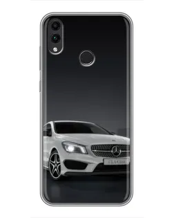 Чохол для Huawei Honor 8X з картинкою «Mercedes AMG GT Silver»